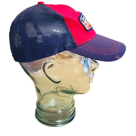 Original Budweiser 1876 Distressed Snapback Trucker Mesh Hat Cap - Picture 4 of 4